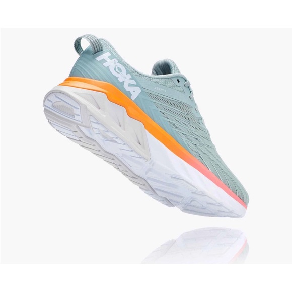 HOKA ONE ONE Arahi 4 Women's Running Sneaker Blue Haze/Lunar 8.5 Pre-Owned - Picture 2 of 11